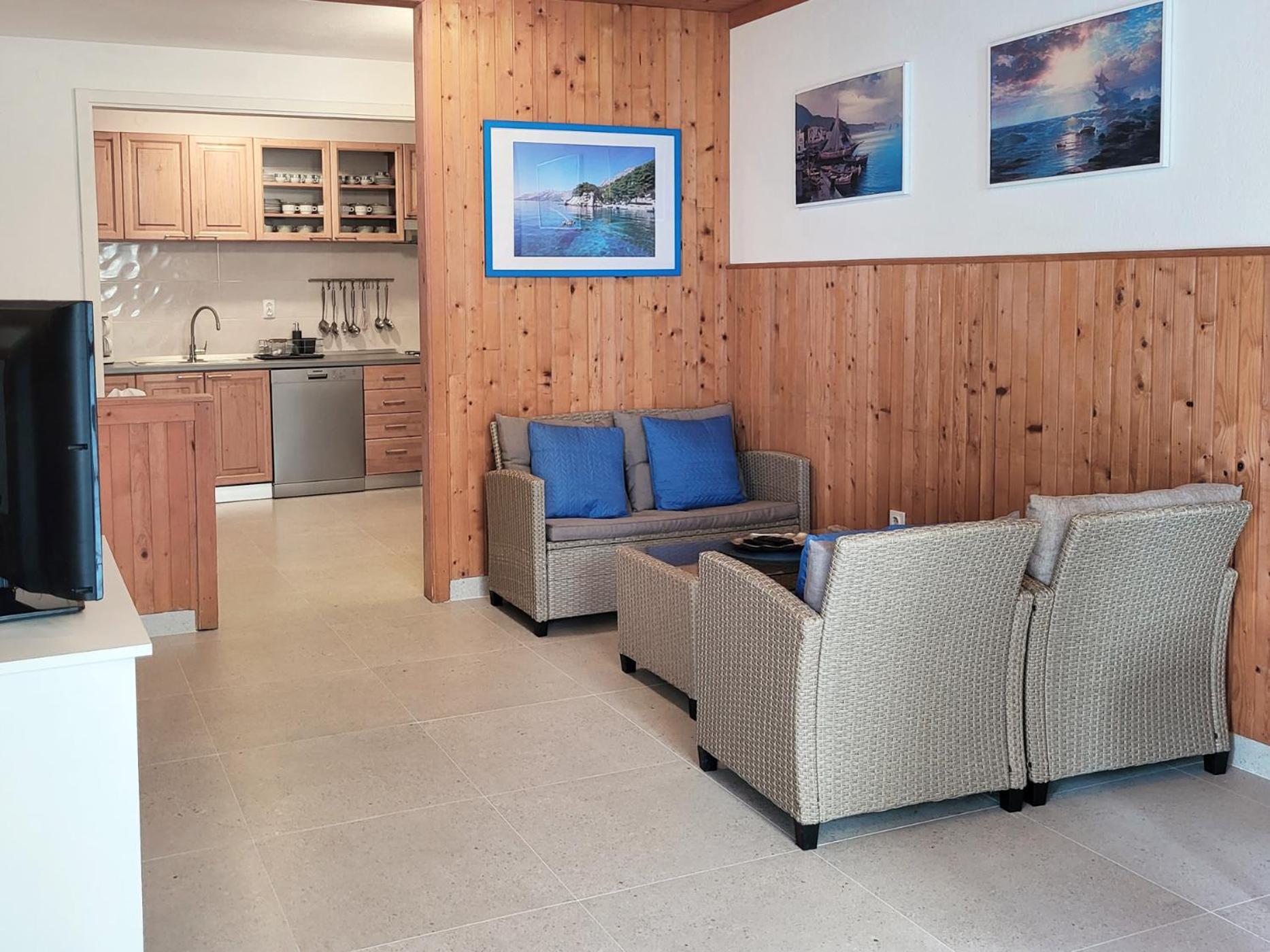 Villa Skalinada With Sea View Brela Habitación foto