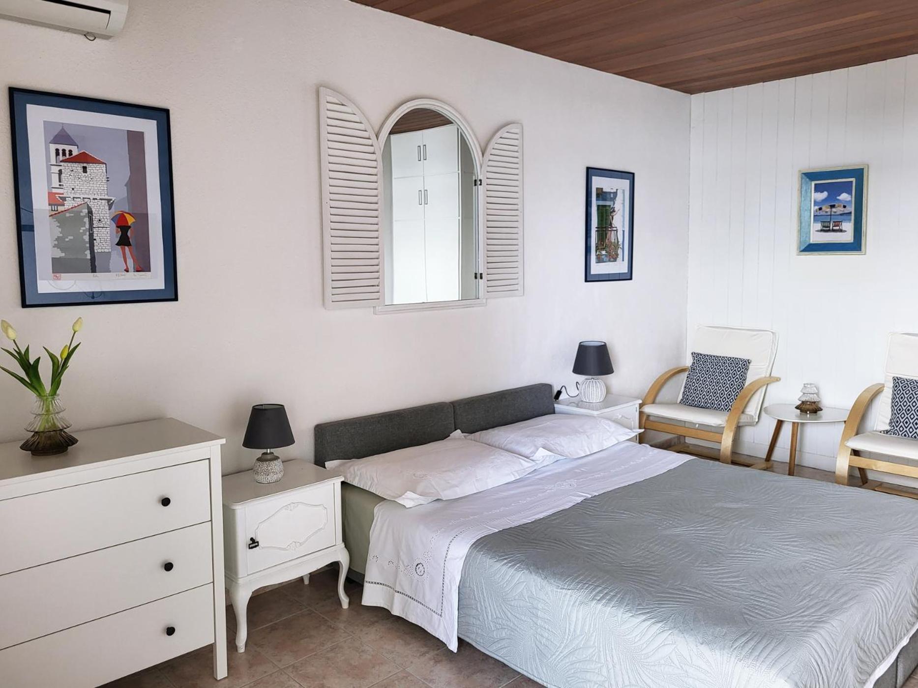Villa Skalinada With Sea View Brela Habitación foto