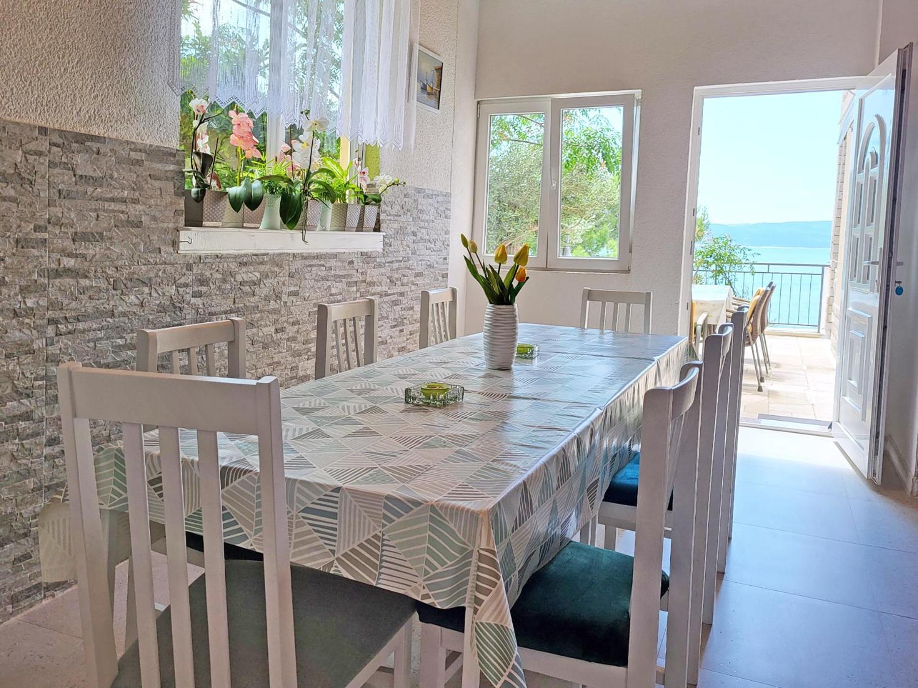 Villa Skalinada With Sea View Brela Habitación foto