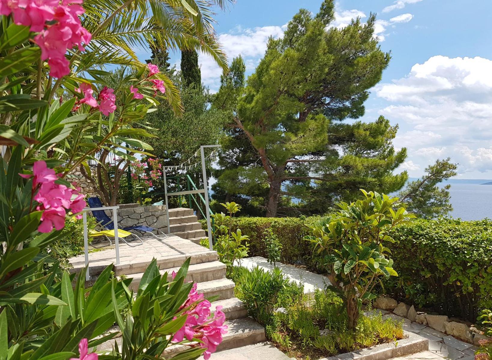 Villa Skalinada With Sea View Brela Habitación foto