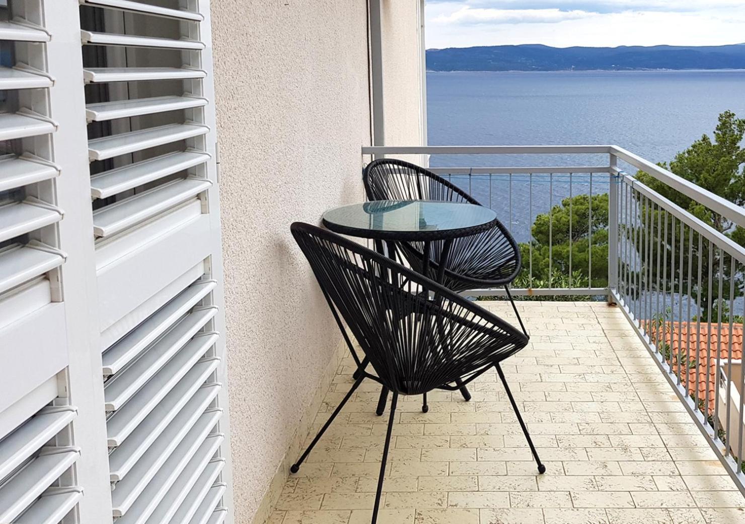 Villa Skalinada With Sea View Brela Habitación foto