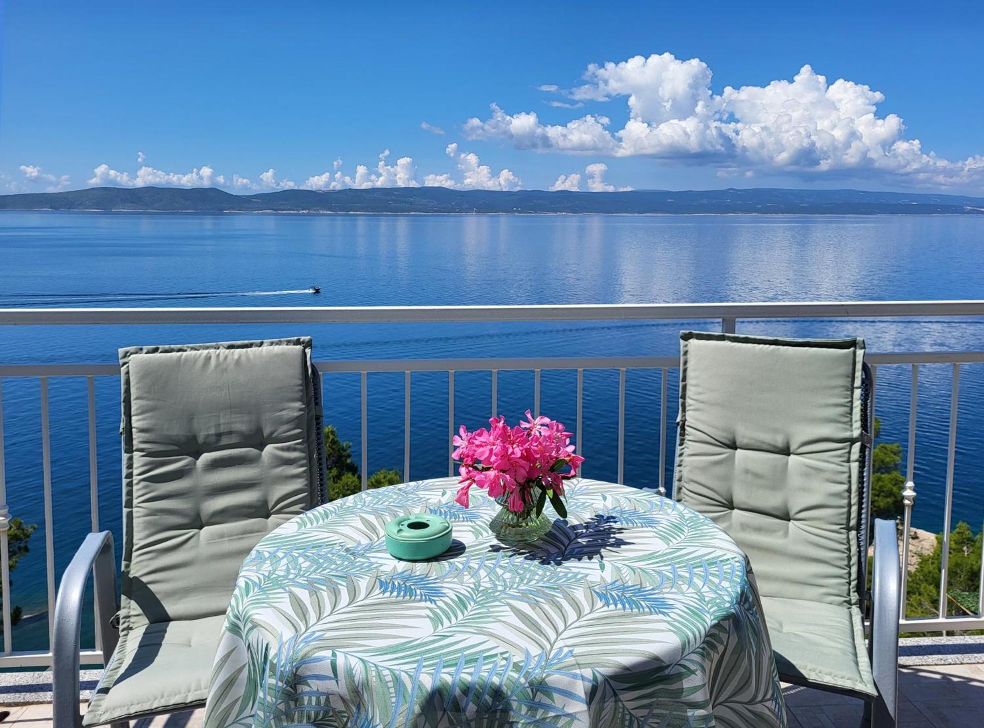Villa Skalinada With Sea View Brela Habitación foto